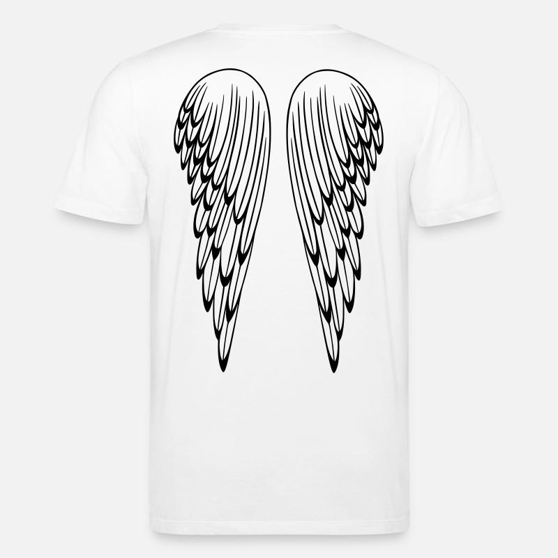 Ailes d'ange, ailes, ange - T-shirt bio CREATOR Stanley/Stella Unisexe - blanc