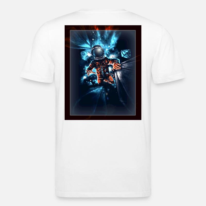 Raumfahrer - Stanley/Stella Unisex Bio-T-Shirt CREATOR  - Weiß