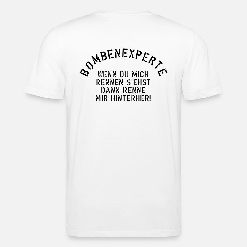 bombenexperte - Stanley/Stella Unisex Bio-T-Shirt CREATOR  - Weiß
