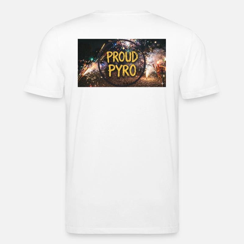 Stolzer Pyro! - Stanley/Stella Unisex Bio-T-Shirt CREATOR  - Weiß