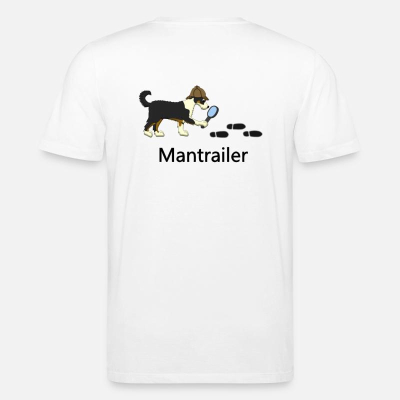 Mantrailing Gingi - T-shirt bio CREATOR Stanley/Stella Unisexe - blanc