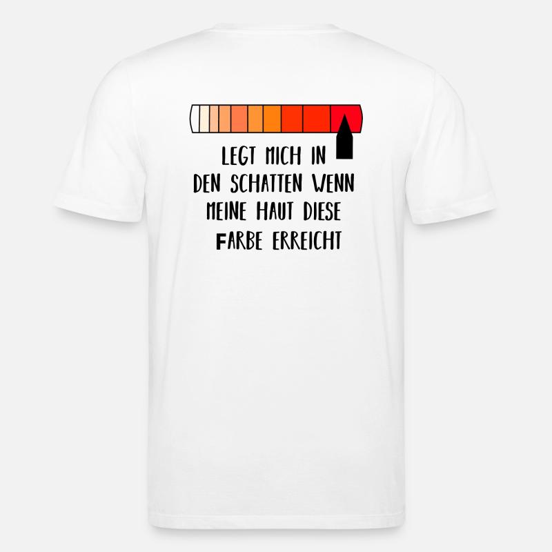 Sonnenbrand | Geschenkidee - Stanley/Stella Unisex Bio-T-Shirt CREATOR  - Weiß