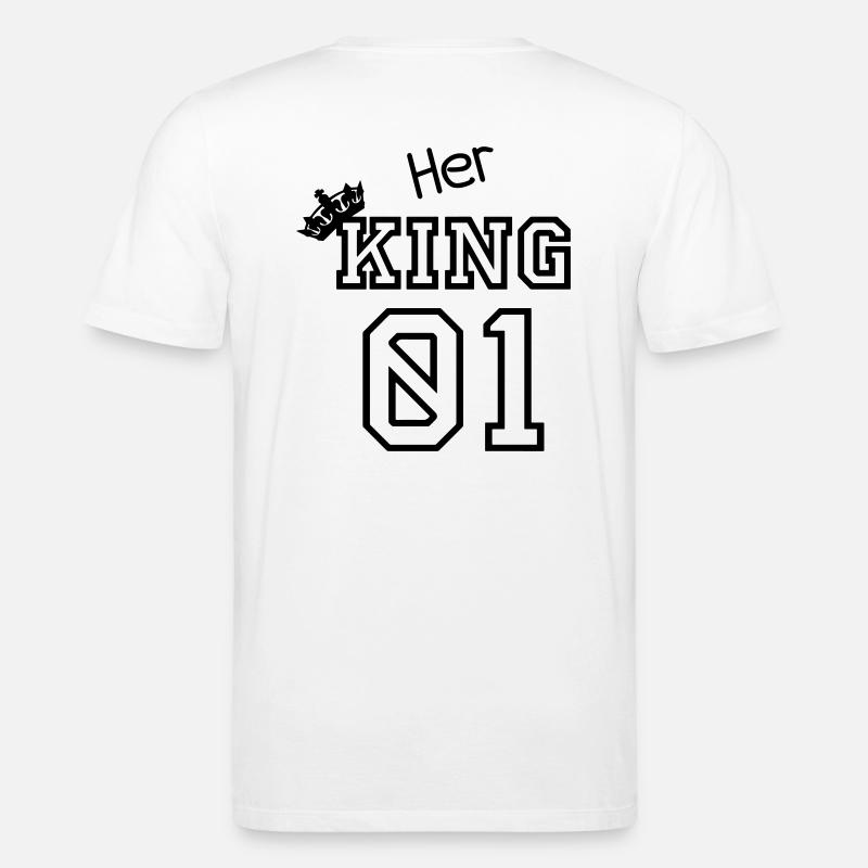 Her KING 01 - Stanley/Stella CREATOR Unisex Organic T-Shirt - white