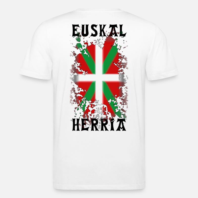 Euskal Herria Pays Basque - T-shirt bio CREATOR Stanley/Stella Unisexe - blanc
