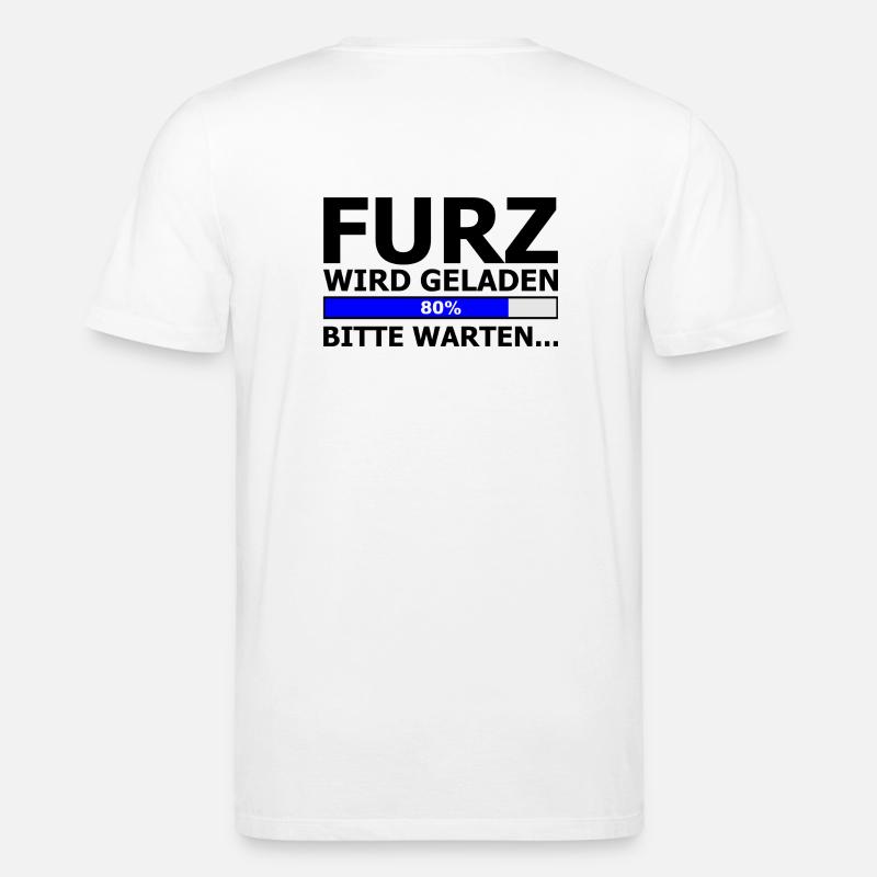 Furz wird geladen groß - Stanley/Stella Unisex Bio-T-Shirt CREATOR  - Weiß