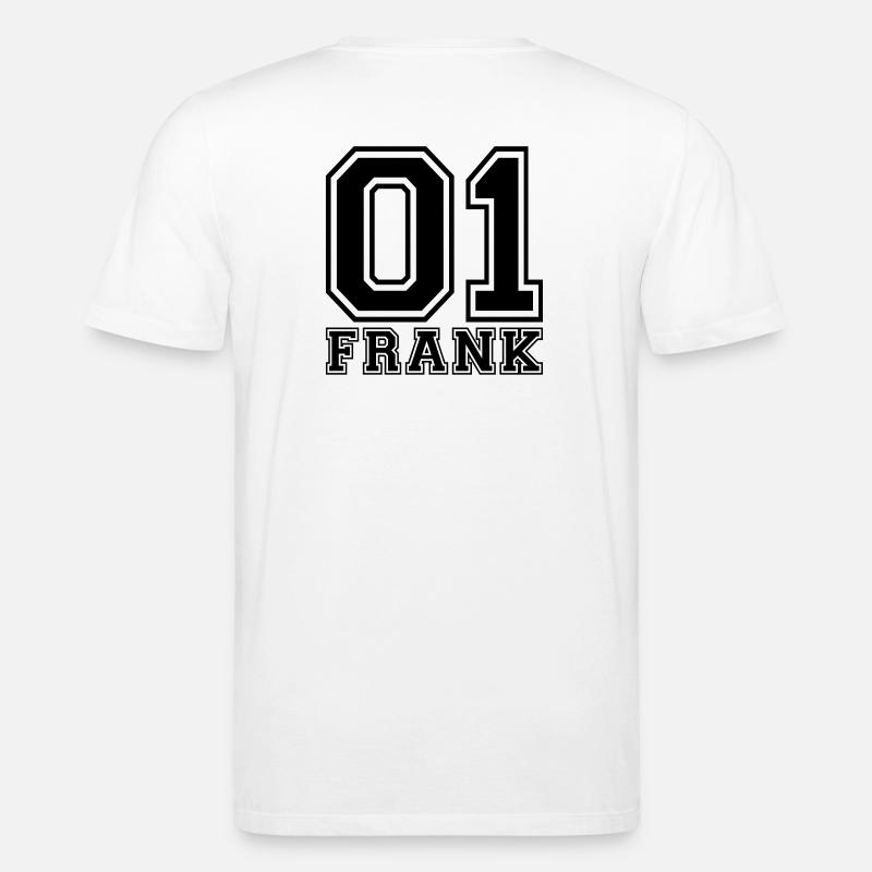 Frank - Nom - T-shirt bio CREATOR Stanley/Stella Unisexe - blanc