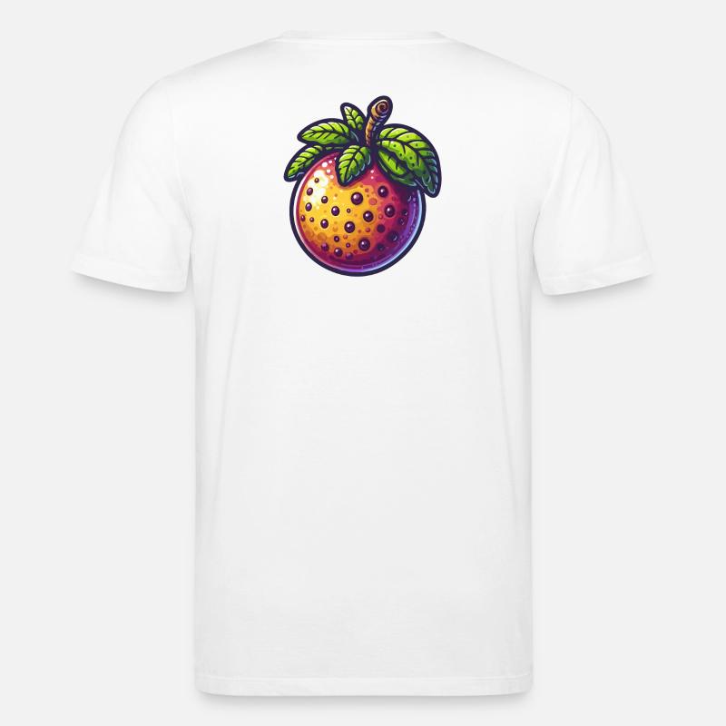 Bunte Passionsfrucht im Urban Style - Stanley/Stella Unisex Bio-T-Shirt CREATOR - Weiß