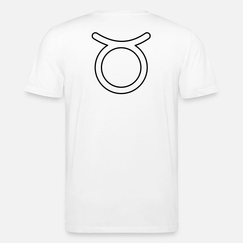 Stier Sternzeichen Sternbild Tierkreiszeichen - Stanley/Stella Unisex Bio-T-Shirt CREATOR  - Weiß