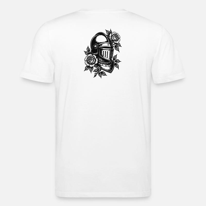 Rose Knight Helm - Stanley/Stella Unisex Bio-T-Shirt CREATOR - Weiß