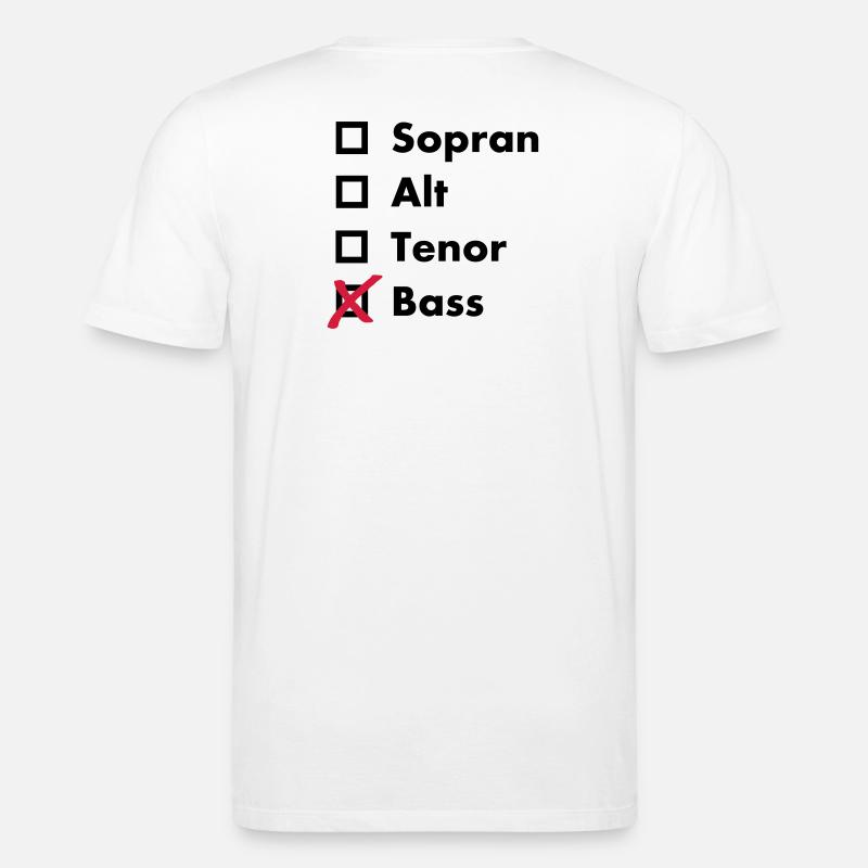 Bass - Stanley/Stella Unisex Bio-T-Shirt CREATOR  - Weiß