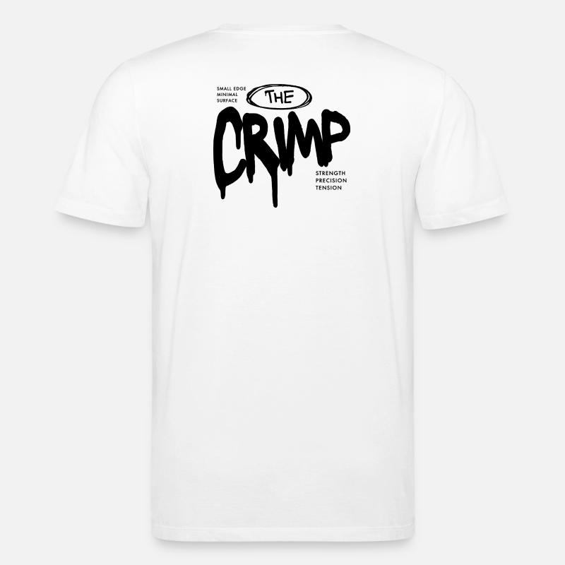 Small Climbing hält den Crimp-Boulder-Slang - Stanley/Stella Unisex Bio-T-Shirt CREATOR  - Weiß