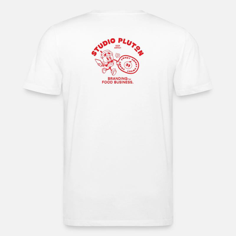 Studio Pluton - Édition 2024 (red) - T-shirt bio CREATOR Stanley/Stella Unisexe - blanc