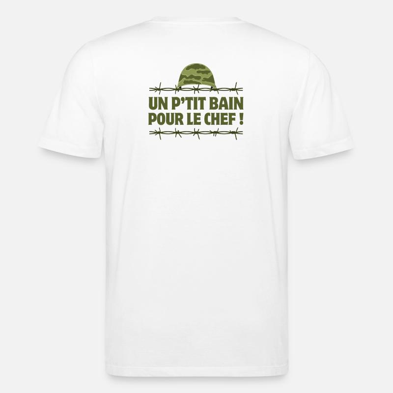 septième compagnie, 7ème compagnie, Pitivier - T-shirt bio CREATOR Stanley/Stella Unisexe - blanc