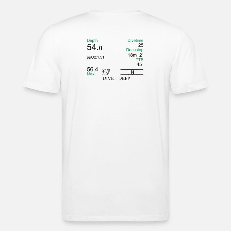 Tauchcomputer - Stanley/Stella Unisex Bio-T-Shirt CREATOR  - Weiß
