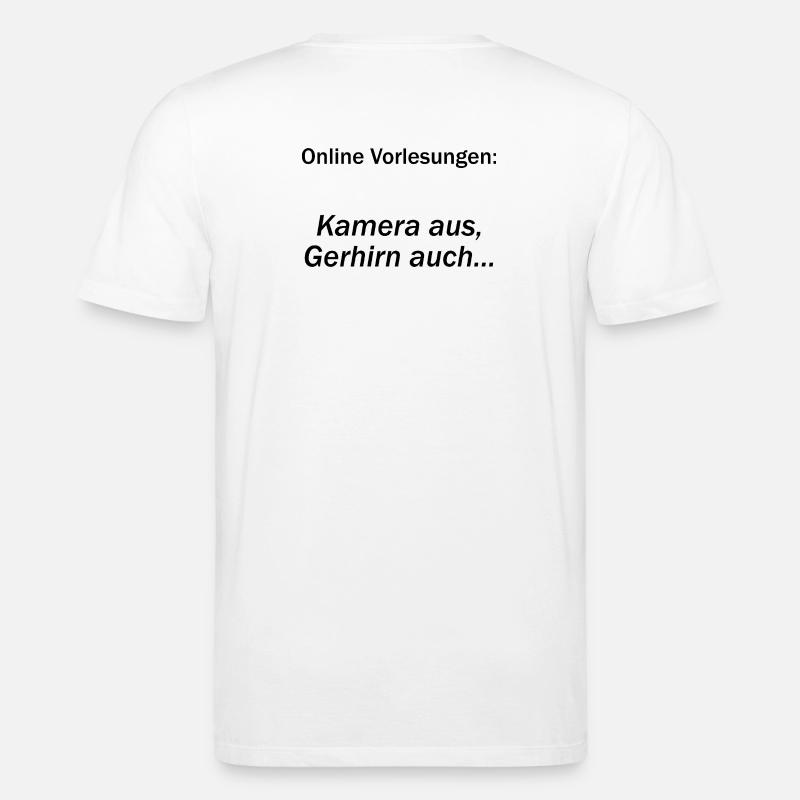 Unispruch "Online Vorlesungen" Geschenk, Studenten - Stanley/Stella Unisex Bio-T-Shirt CREATOR  - Weiß