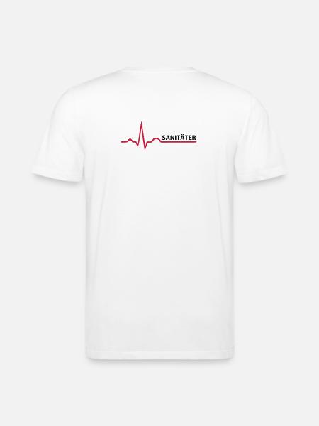 Sanitäter Schrifzug - Stanley/Stella Unisex Bio-T-Shirt CREATOR - Weiß