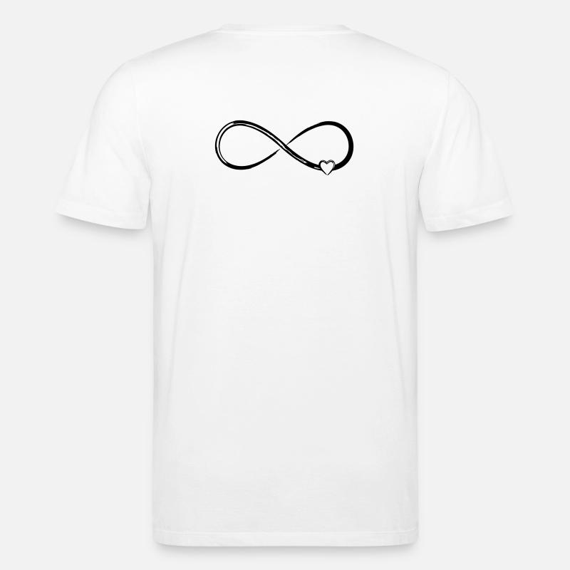 Unendlichkeitzeichen Symbol Liebe - Stanley/Stella Unisex Bio-T-Shirt CREATOR  - Weiß