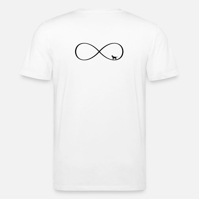 Dog Infinite Love - Conception du chien - T-shirt bio CREATOR Stanley/Stella Unisexe - blanc