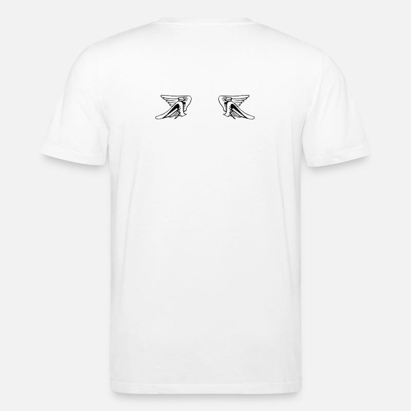 Design 14 (Flügelset, weit) - Stanley/Stella Unisex Bio-T-Shirt CREATOR  - Weiß