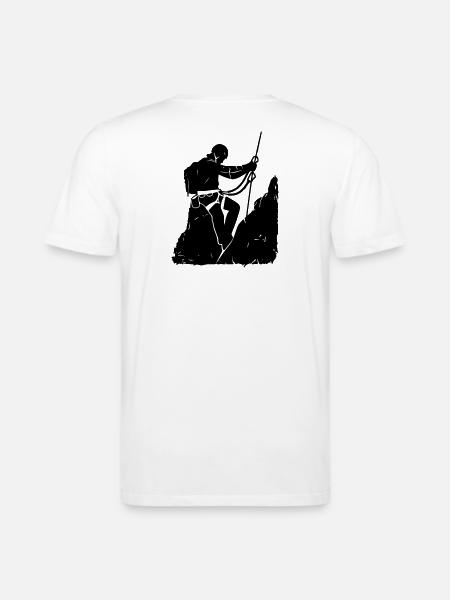 Via Ferrata Adventure – Via Ferrata Design - Stanley/Stella CREATOR Unisex Organic T-Shirt - white
