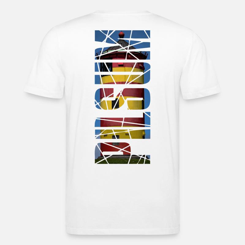 Leuchtturm Pilsum - Geschenk - Stanley/Stella Unisex Bio-T-Shirt CREATOR  - Weiß