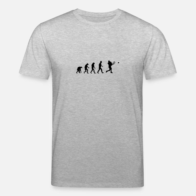 tennis evolution - T-shirt bio CREATOR Stanley/Stella Unisexe - gris chiné