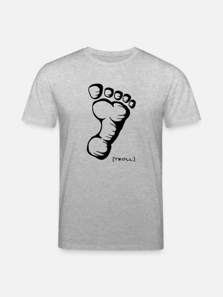 Spur vom Troll - Stanley/Stella Unisex Bio-T-Shirt CREATOR  - Grau meliert