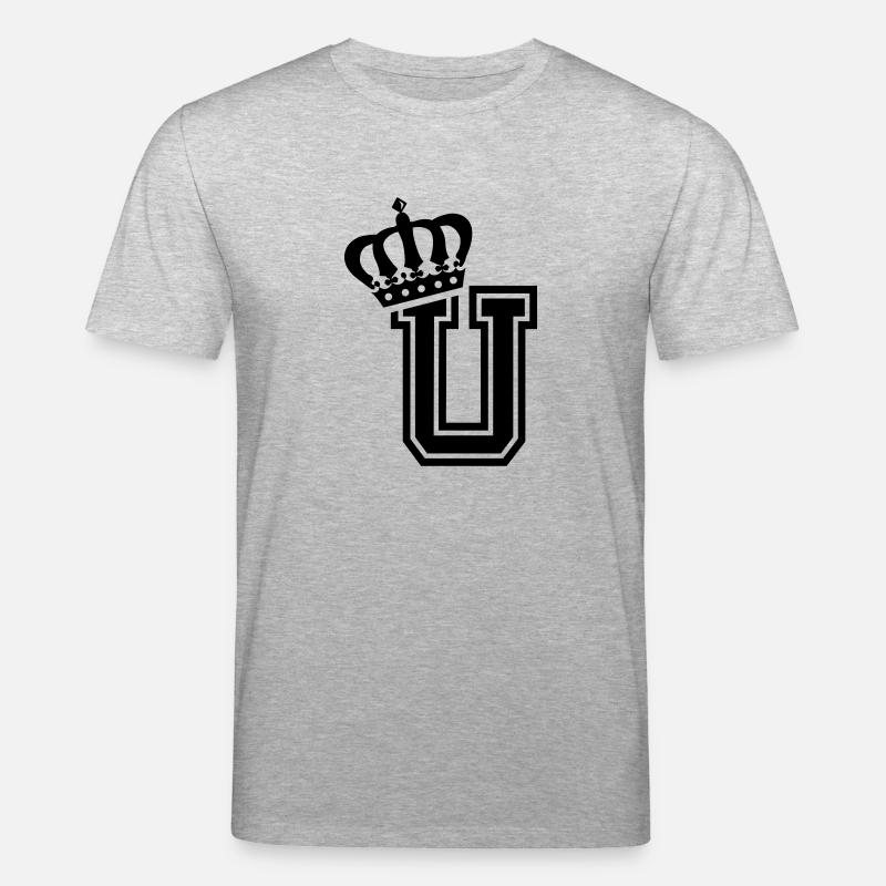 Buchstabe U - Stanley/Stella Unisex Bio-T-Shirt CREATOR - Grau meliert