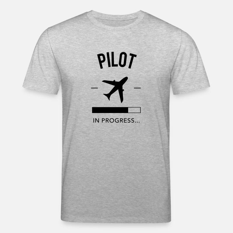 Pilot in progress - Stanley/Stella Unisex Bio-T-Shirt CREATOR  - Grau meliert