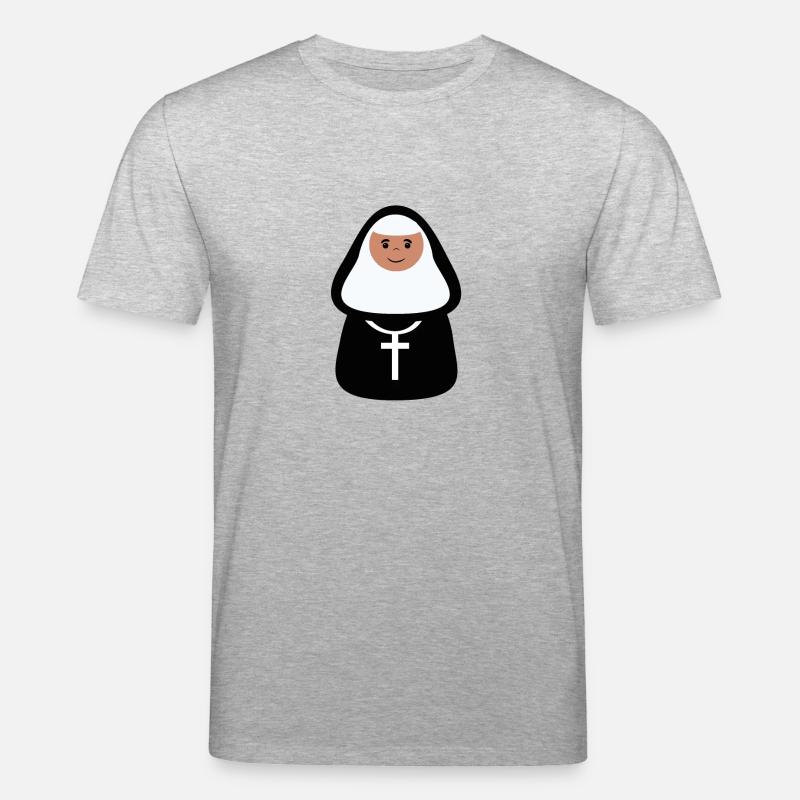 Nonne - Stanley/Stella Unisex Bio-T-Shirt CREATOR  - Grau meliert