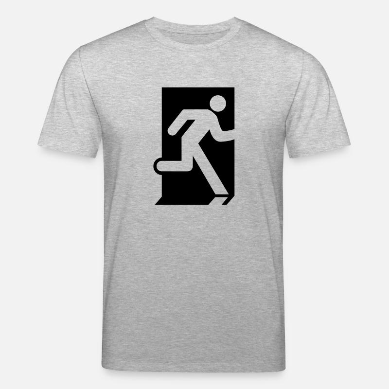 Emergency Exit - Stanley/Stella Unisex Bio-T-Shirt CREATOR  - Grau meliert