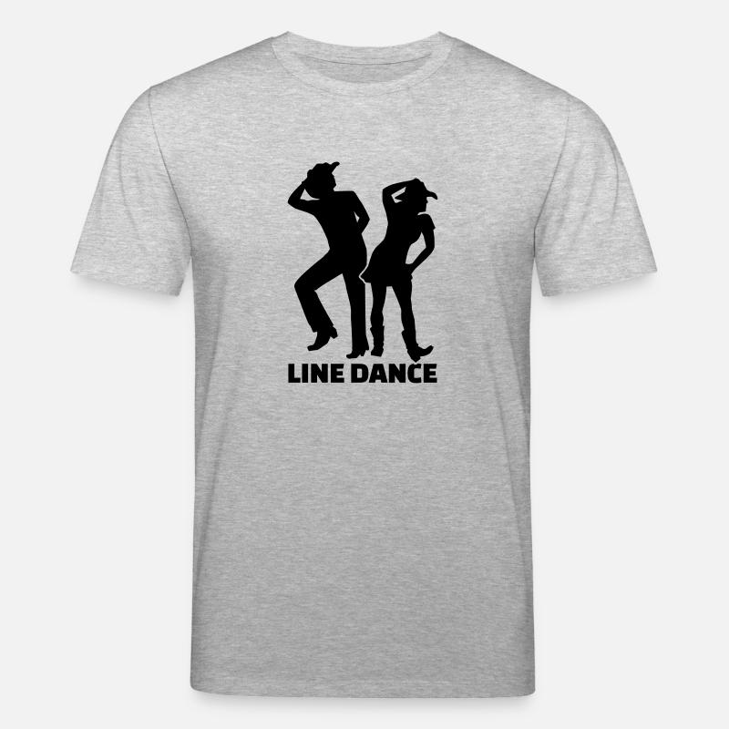 Line dance - T-shirt bio CREATOR Stanley/Stella Unisexe - gris chiné
