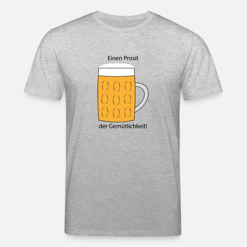 Prosit der Gemuetlichkeit - Stanley/Stella Unisex Bio-T-Shirt CREATOR  - Grau meliert