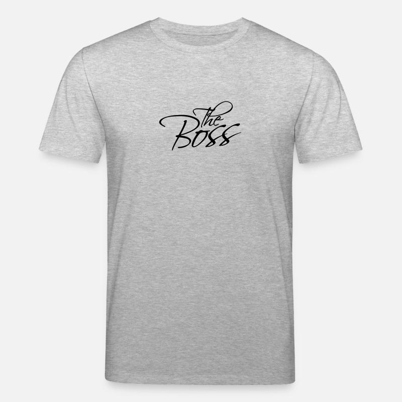 The Boss Logo - Stanley/Stella Unisex Bio-T-Shirt CREATOR - Grau meliert