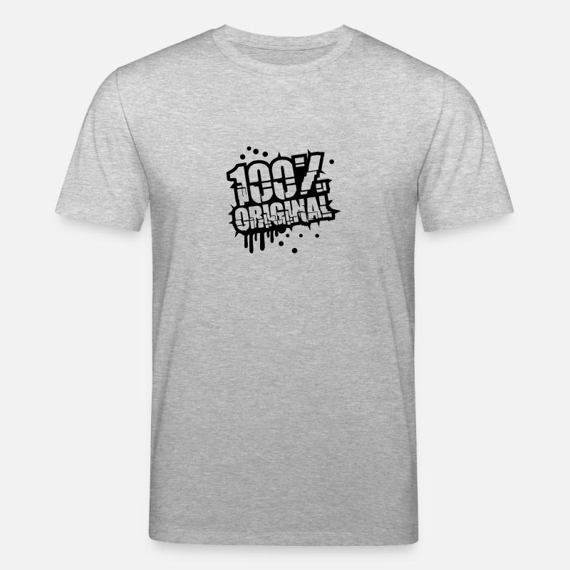 Stempel Graffiti 100 % Original - Stanley/Stella Unisex Bio-T-Shirt CREATOR - Grau meliert