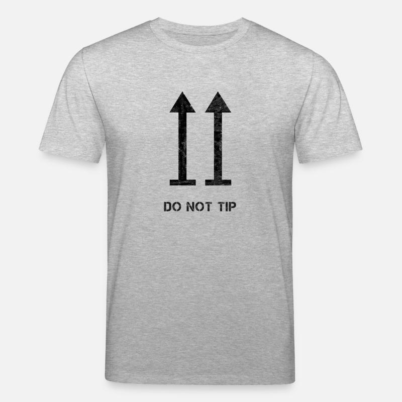 'DO NOT TIP' - Stanley/Stella Unisex Bio-T-Shirt CREATOR  - Grau meliert