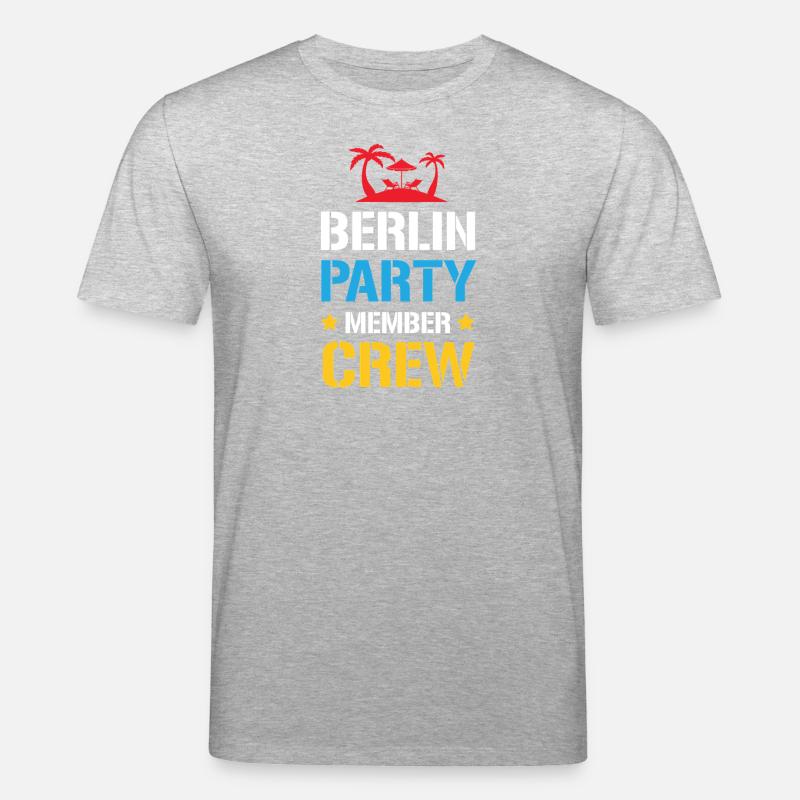 Berlin Party Crew - Stanley/Stella Unisex Bio-T-Shirt CREATOR - Grau meliert