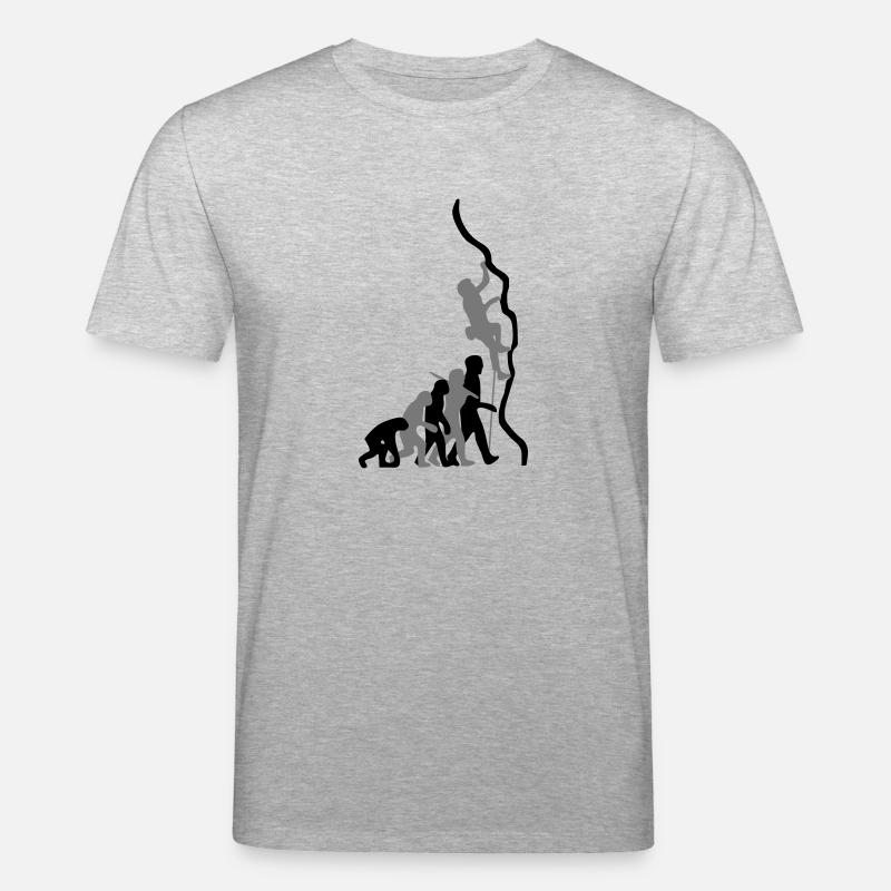 Climb Evolution 2c - Stanley/Stella CREATOR Unisex Organic T-Shirt - heather grey