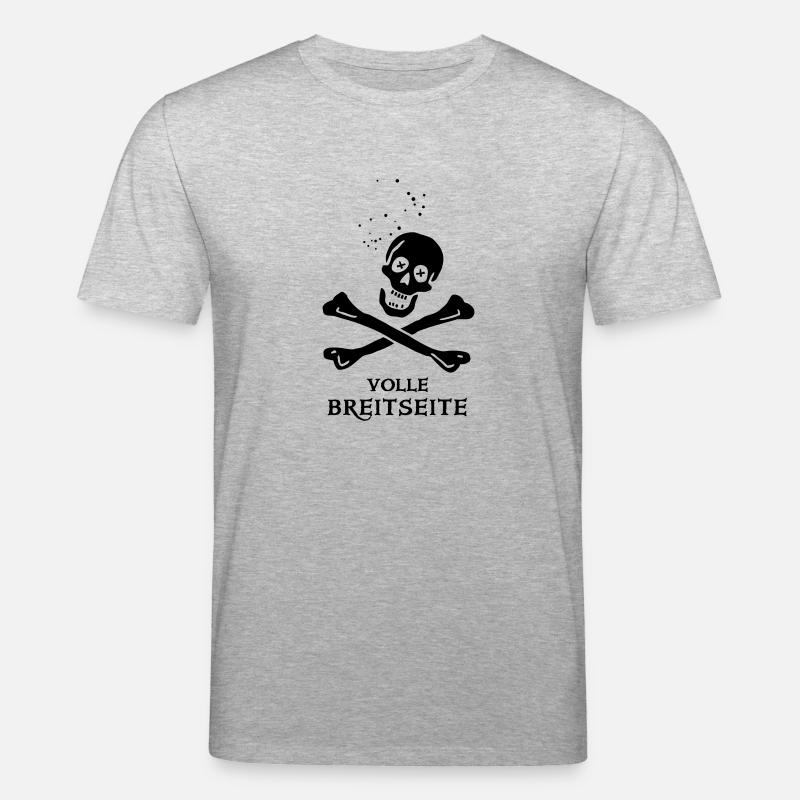 ~ Volle Breitseite ~ - Stanley/Stella Unisex Bio-T-Shirt CREATOR  - Grau meliert