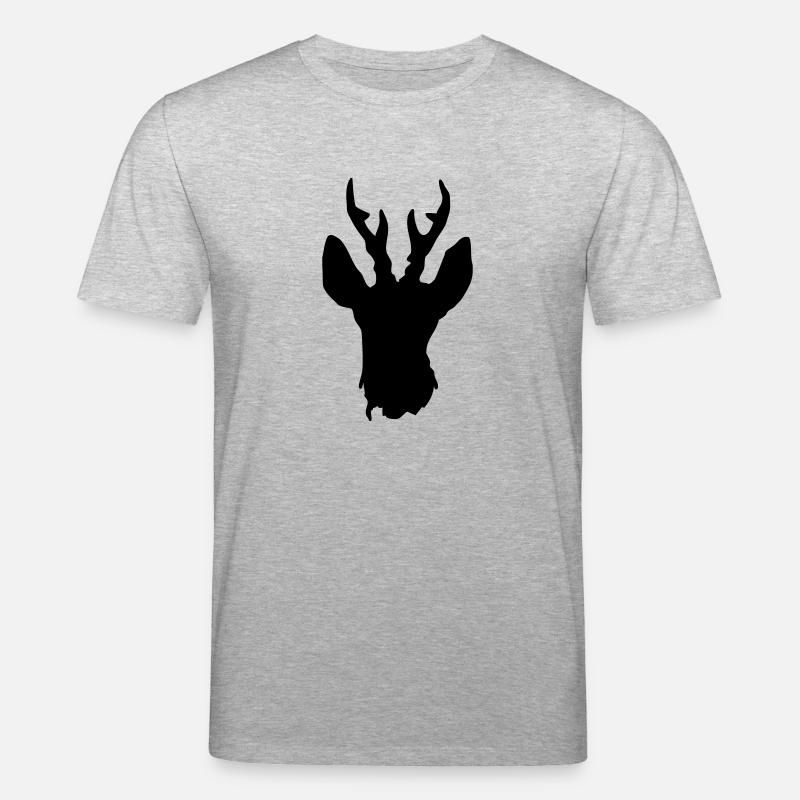 Rehbock - Deer - Stanley/Stella Unisex Bio-T-Shirt CREATOR - Grau meliert