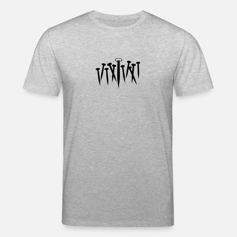 des clous 2 - T-shirt bio CREATOR Stanley/Stella Unisexe - gris chiné