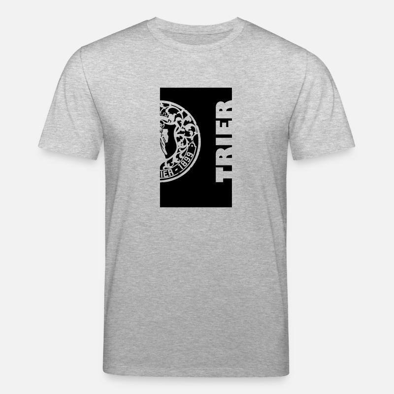deckel trier halb - Stanley/Stella Unisex Bio-T-Shirt CREATOR  - Grau meliert