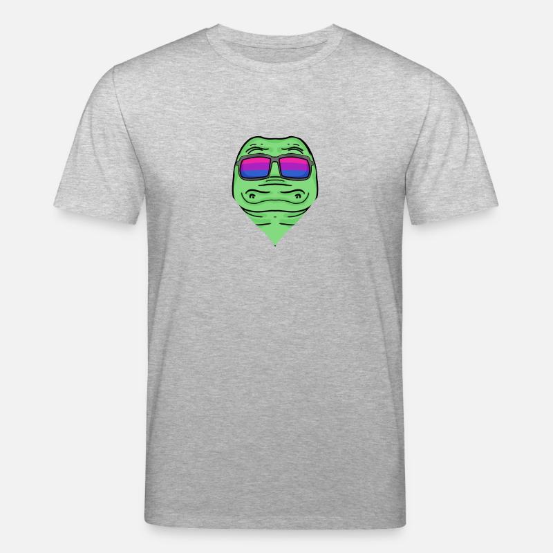 Bisexuell Krokodil Geschenk - Stanley/Stella Unisex Bio-T-Shirt CREATOR  - Grau meliert