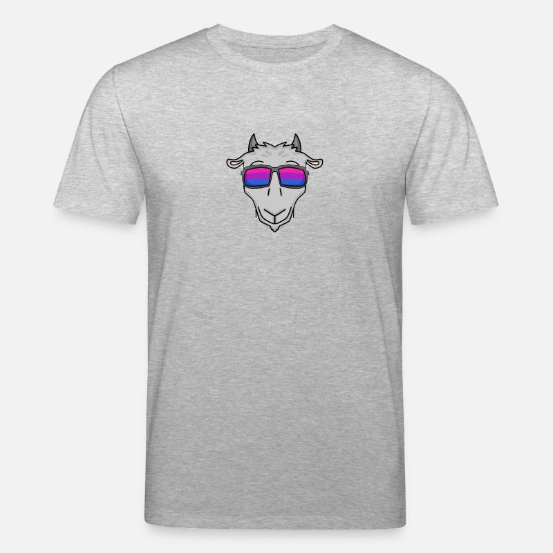 Bisexuell Ziege Geschenk - Stanley/Stella Unisex Bio-T-Shirt CREATOR - Grau meliert