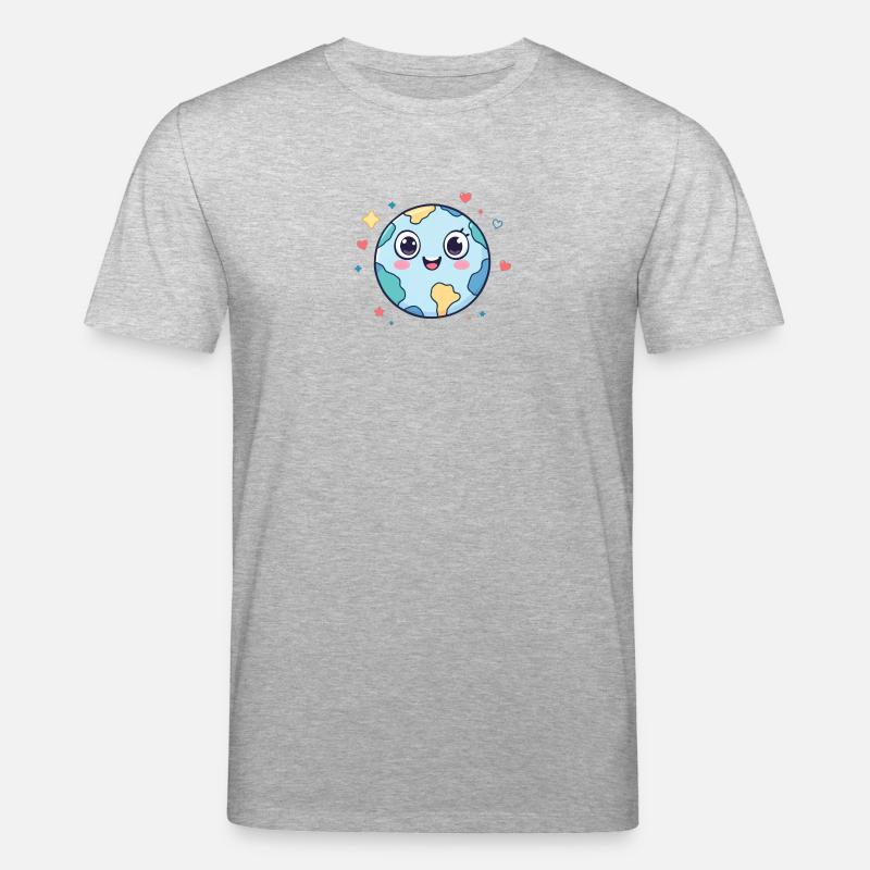 Erde - Stanley/Stella Unisex Bio-T-Shirt CREATOR  - Grau meliert