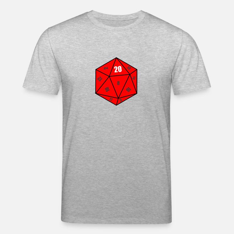 D20 Cube - T-shirt bio CREATOR Stanley/Stella Unisexe - gris chiné