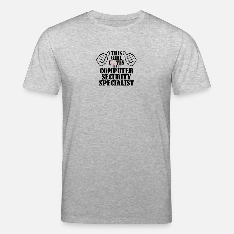 computer security specialist - Stanley/Stella Unisex Bio-T-Shirt CREATOR  - Grau meliert