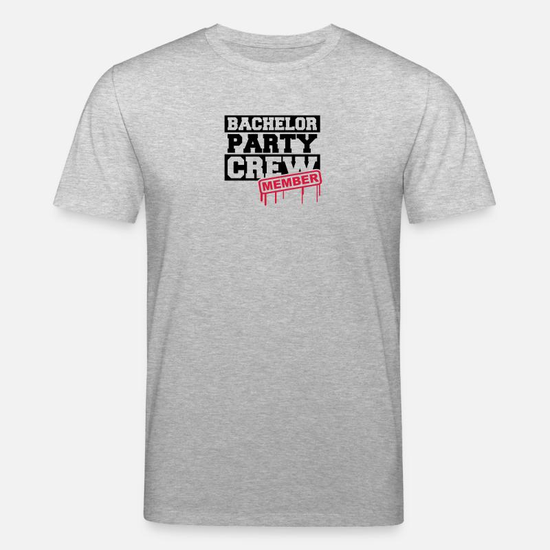 Bachelor Party Crew Member - T-shirt bio CREATOR Stanley/Stella Unisexe - gris chiné