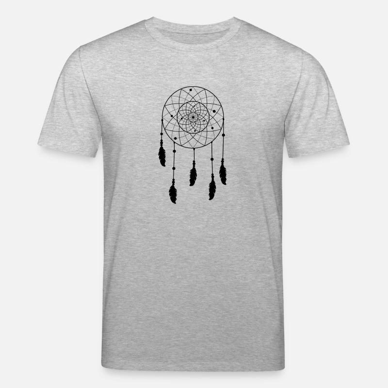 Traumfänger - Stanley/Stella Unisex Bio-T-Shirt CREATOR  - Grau meliert