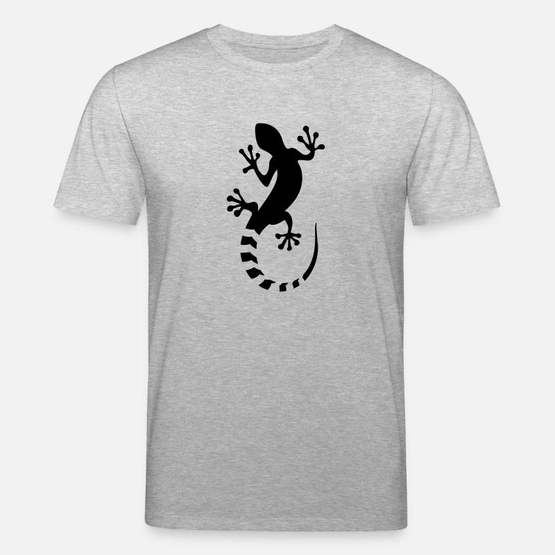 echse - lizard - T-shirt bio CREATOR Stanley/Stella Unisexe - gris chiné